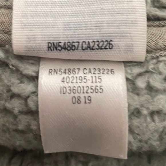 PINK Victoria’s Secret Half Zip Fleece Teddy Pull Over Shake Green Size Small - Picture 7 of 9